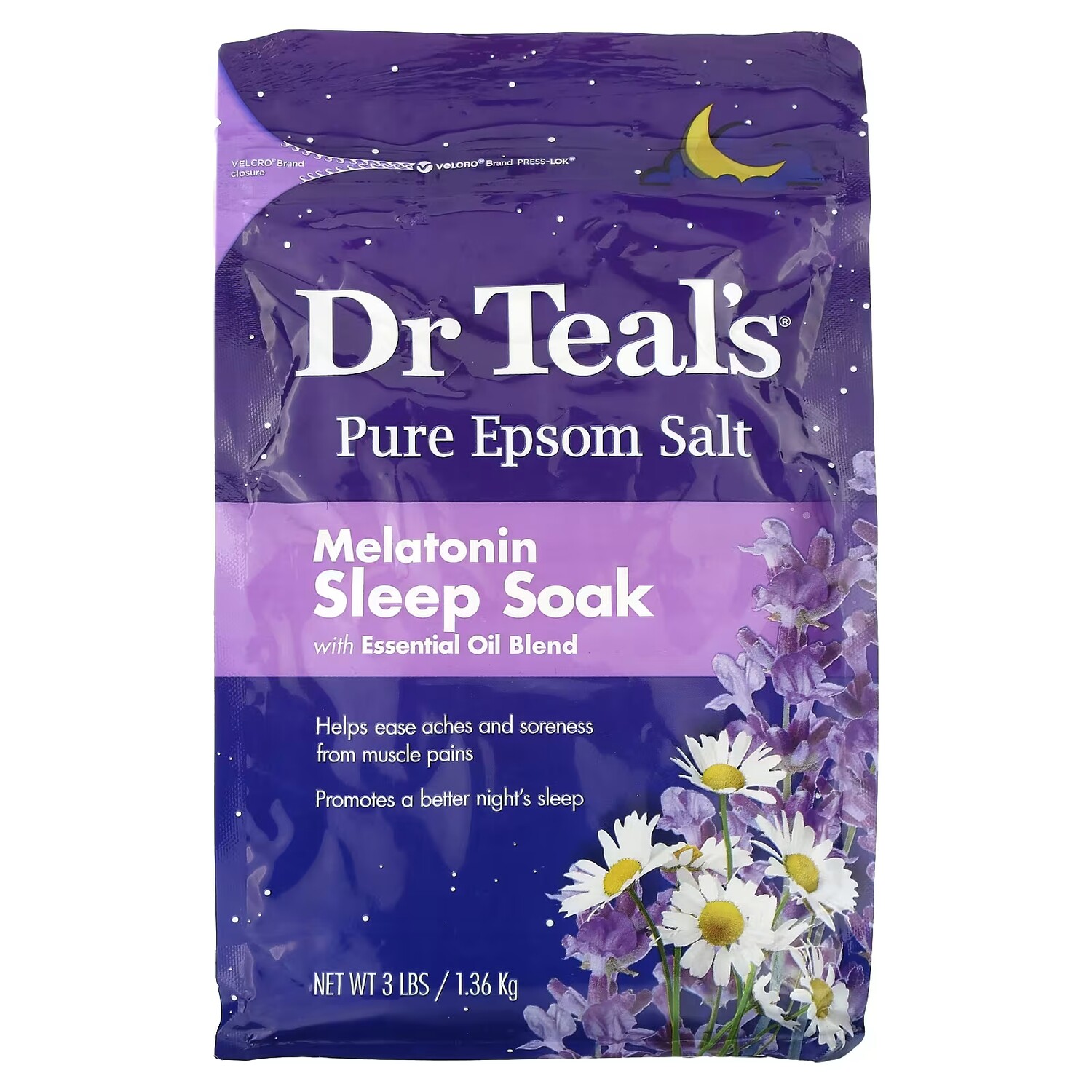 Соль для ванны Dr. Teal's Epsom Salt с мелатонином и смесью эфирных масел, 1,36 кг
Соль для ванны Dr. Teal's Epsom Salt с мелатонином и смесью эфирных масел, 1,36 кг