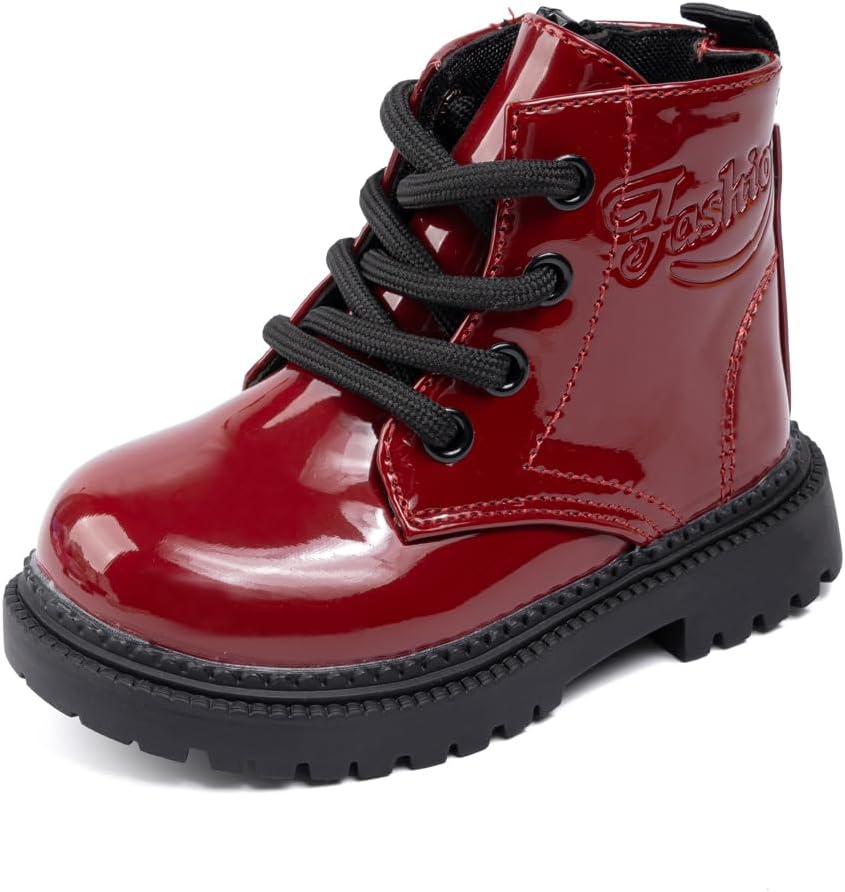 Ботинки Sonsage для мальчиков и девочек, водонепроницаемые, противоскользящие, кожаные, Челси, малыши, детские зимние снежные боевые ботинки-ботильоны, размер США 5.5-9.5, F03/Red
Ботинки Sonsage для мальчиков и девочек, водонепроницаемые, противоскользящие, кожаные, Челси, малыши, детские зимние снежные боевые ботинки-ботильоны, размер США 5.5-9.5, F03/Red