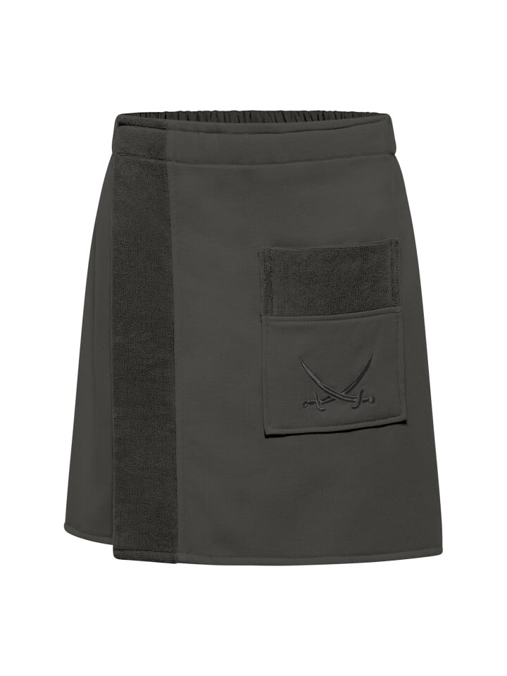 Халат Sansibar Herren Sauna-Kilt, цвет Anthrazit mit bestickter Tasche, 50x145 cm
Халат Sansibar Herren Sauna-Kilt, цвет Anthrazit mit bestickter Tasche, 50x145 cm
