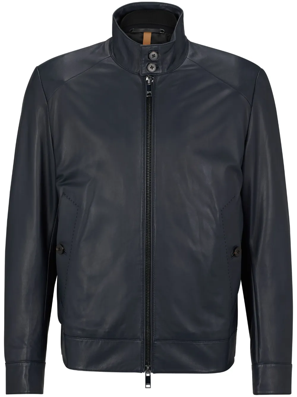 Кожаная куртка на молнии Boss, черный
Кожаная куртка на молнии Boss, черный