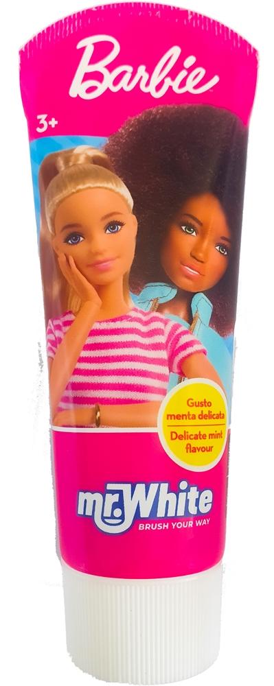 Зубная паста Mr.White Barbie, 3+ 75 мл
Зубная паста Mr.White Barbie, 3+ 75 мл
