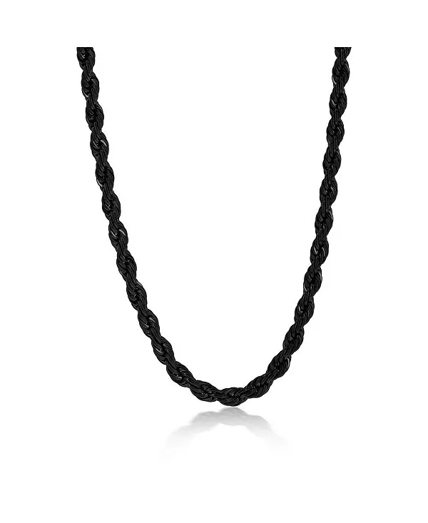 Ожерелье из цепочек из нержавеющей стали толщиной 5 мм Metallo, black
Ожерелье из цепочек из нержавеющей стали толщиной 5 мм Metallo, black