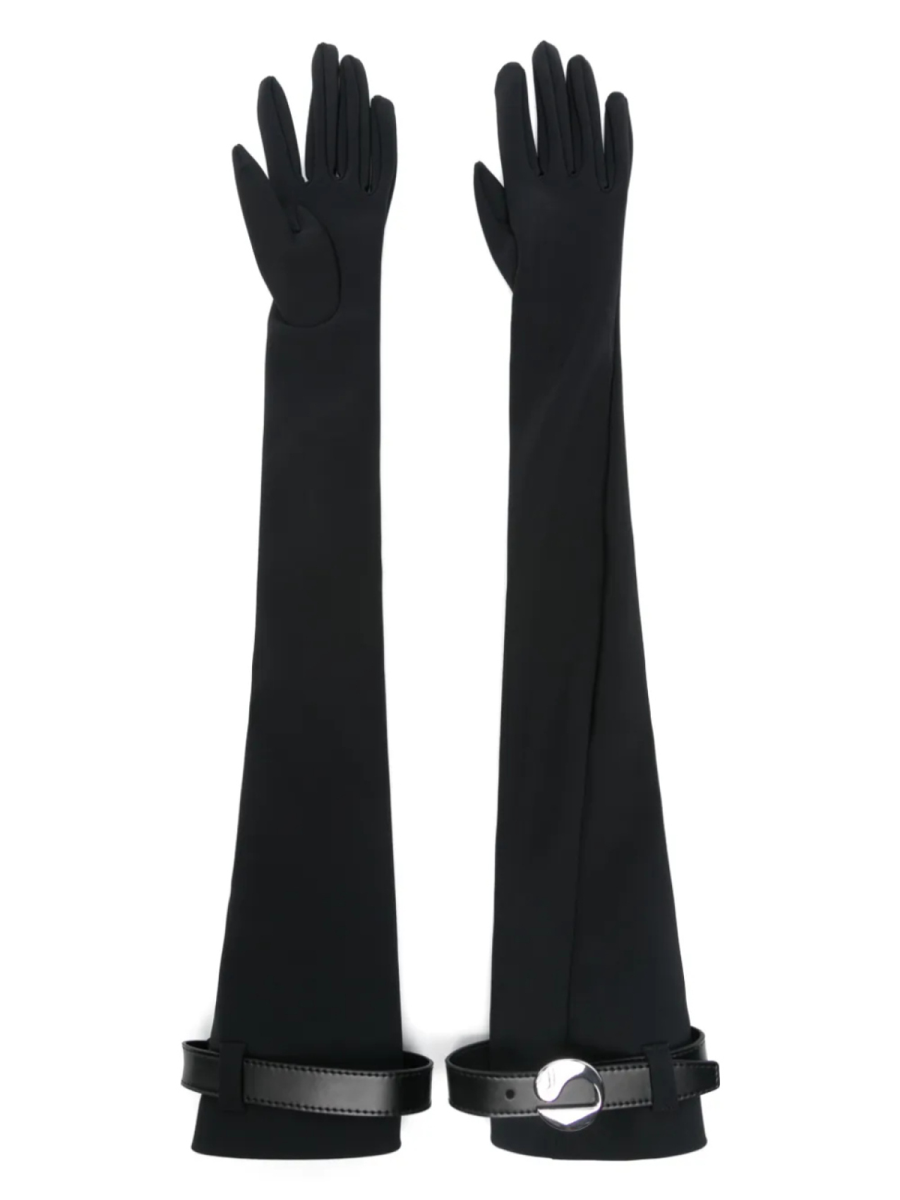 Трикотажные перчатки с логотипом на поясе Coperni, черный
Трикотажные перчатки с логотипом на поясе Coperni, черный