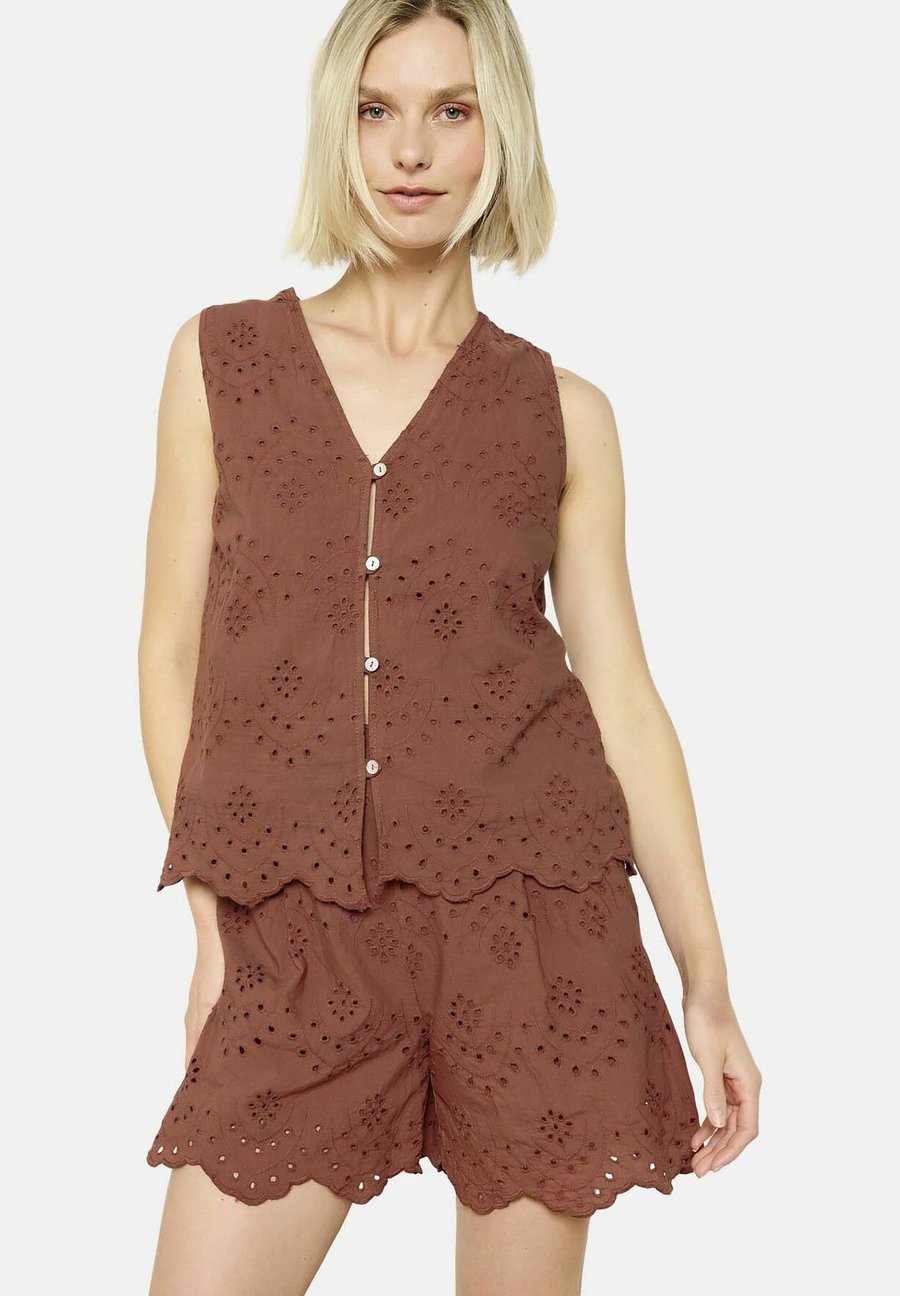 Блуза LolaLiza EMBROIDERED SLEEVELESS, Terracotta/Brown
Блуза LolaLiza EMBROIDERED SLEEVELESS, Terracotta/Brown