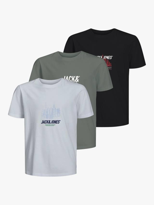 Детская футболка York Cotton Jack & Jones, Pack of 3, White/Black/Grey
Детская футболка York Cotton Jack & Jones, Pack of 3, White/Black/Grey