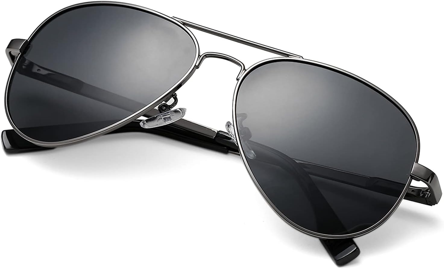 Поляризованные солнцезащитные очки-авиаторы HJSTES для женщин и мужчин, классические металлические линзы, зеркальная защита, 100% блокировка УФ-излучения, 58 мм, A14 Gunmetal Frame/Grey Lens
Поляризованные солнцезащитные очки-авиаторы HJSTES для женщин и мужчин, классические металлические линзы, зеркальная защита, 100% блокировка УФ-излучения, 58 мм, A14 Gunmetal Frame/Grey Lens
