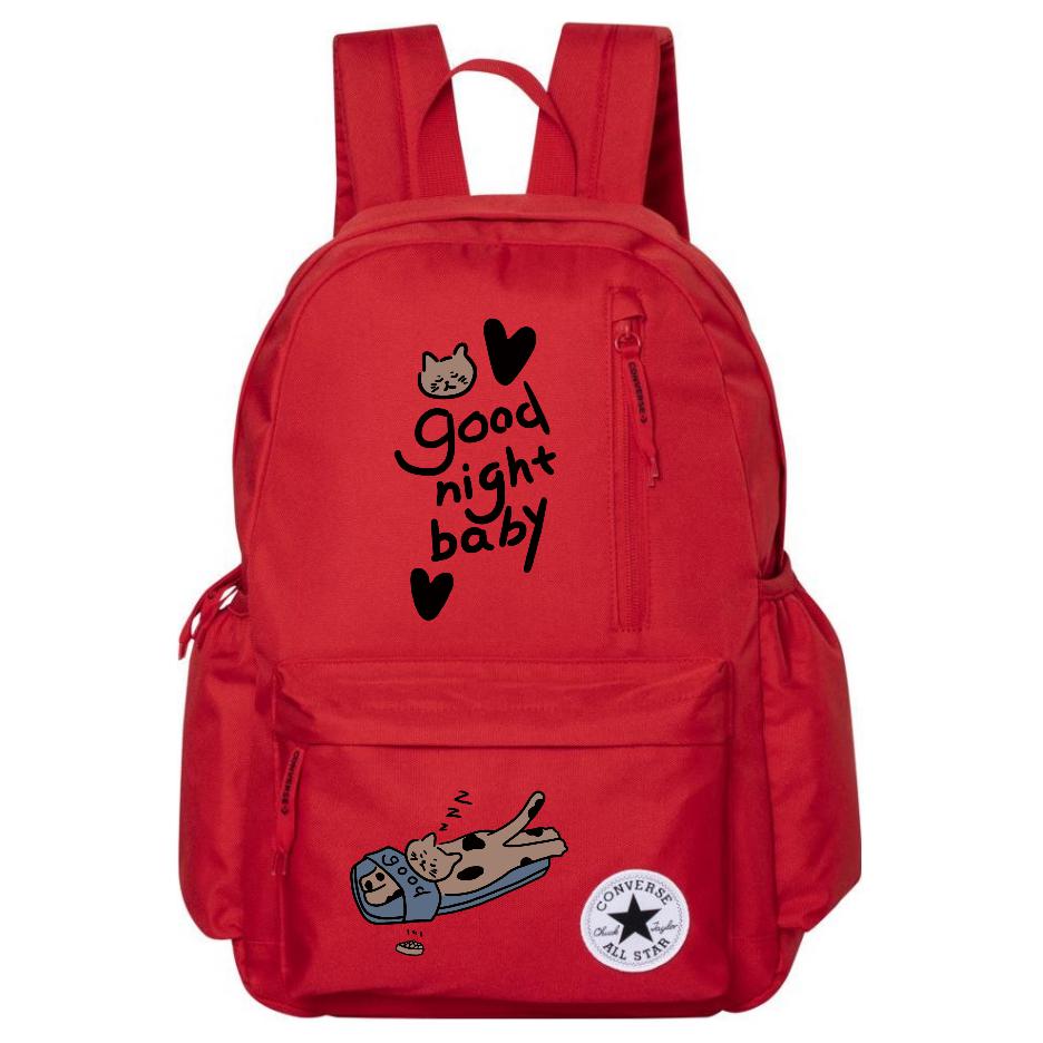 Converse Полиэстеровый рюкзак унисекс красный, Kitten Slippers
Converse Полиэстеровый рюкзак унисекс красный, Kitten Slippers