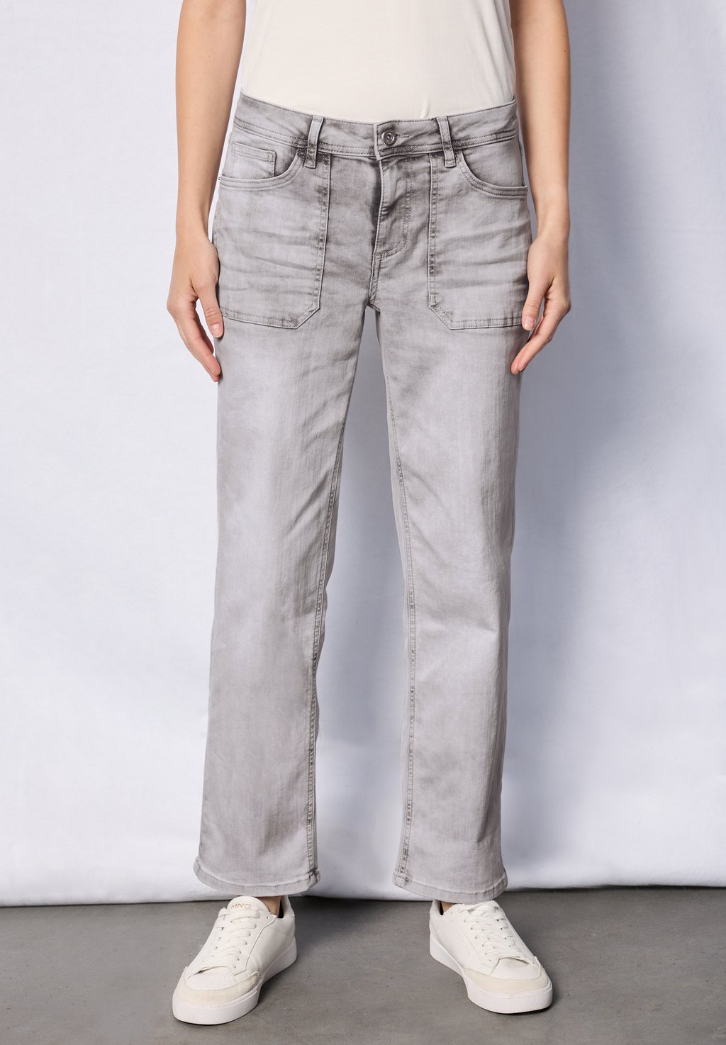 Джинсы прямого кроя Street One Studio, цвет Grau
Джинсы прямого кроя Street One Studio, цвет Grau