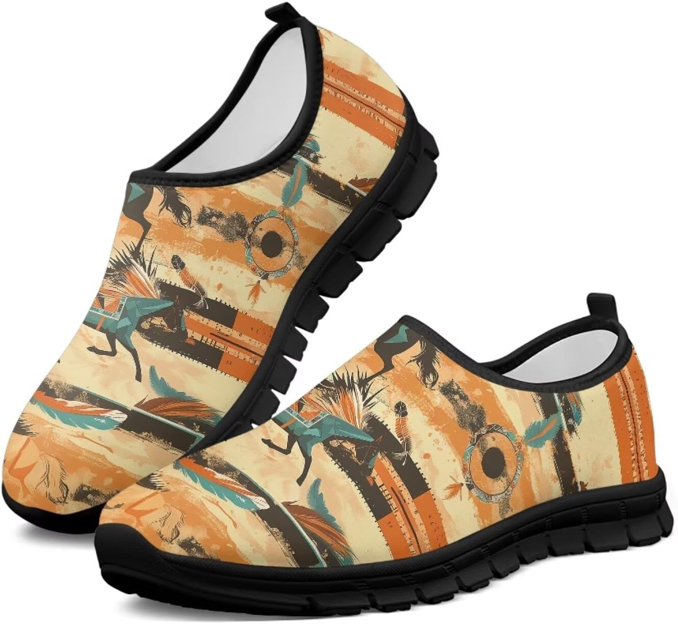 Мужские слипоны Howilath Western Tribal Aztec, повседневная обувь, кроссовки для бега, дышащие, без застежек, Aztec Tribal Horse Dream Catcher
Мужские слипоны Howilath Western Tribal Aztec, повседневная обувь, кроссовки для бега, дышащие, без застежек, Aztec Tribal Horse Dream Catcher