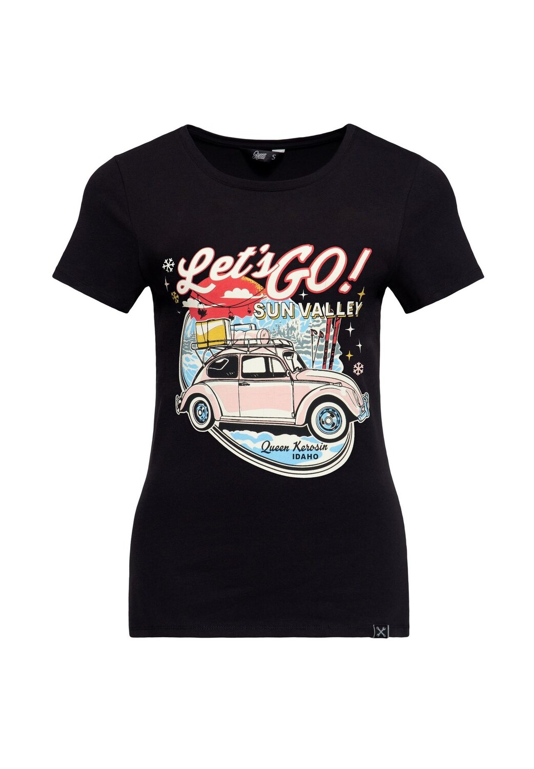 Рубашка с принтом и принтом старинных автомобилей Sun Valley QUEEN KEROSIN, черный
Рубашка с принтом и принтом старинных автомобилей Sun Valley QUEEN KEROSIN, черный