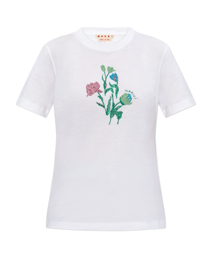 Футболка с логотипом Marni, белый
Футболка с логотипом Marni, белый