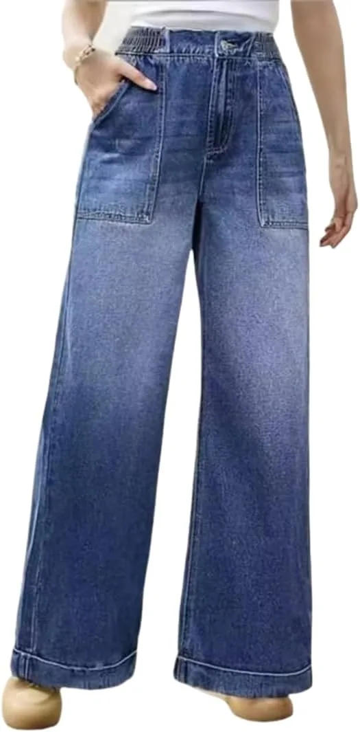 Женские джинсы Boyfriend Style с высокой талией и прямыми штанинами
Женские джинсы Boyfriend Style с высокой талией и прямыми штанинами