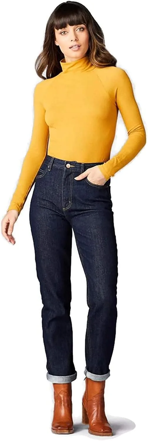 Lee Женские джинсы с высокой посадкой и прямыми штанинами
Lee Женские джинсы с высокой посадкой и прямыми штанинами