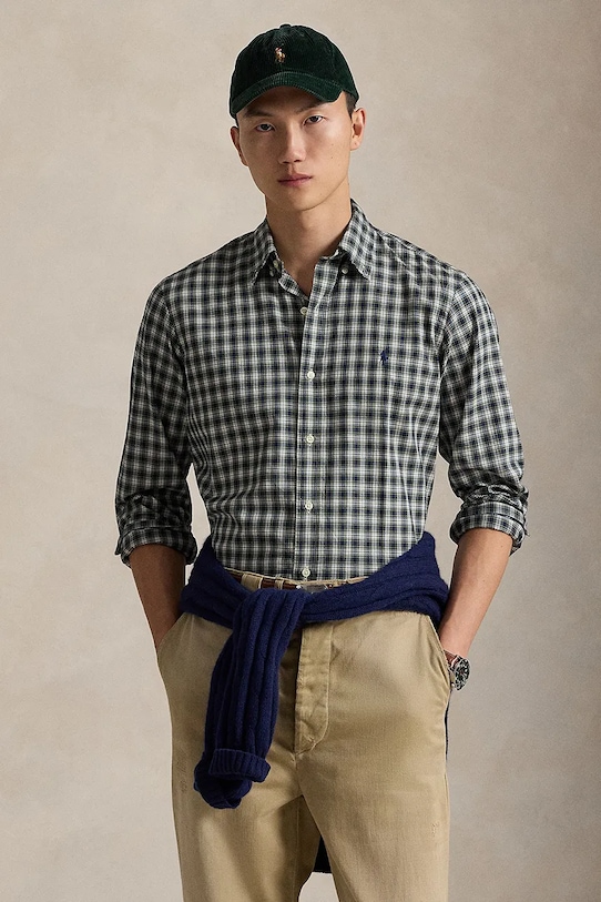 Хлопковая рубашка Polo Ralph Lauren, мультиколор
Хлопковая рубашка Polo Ralph Lauren, мультиколор