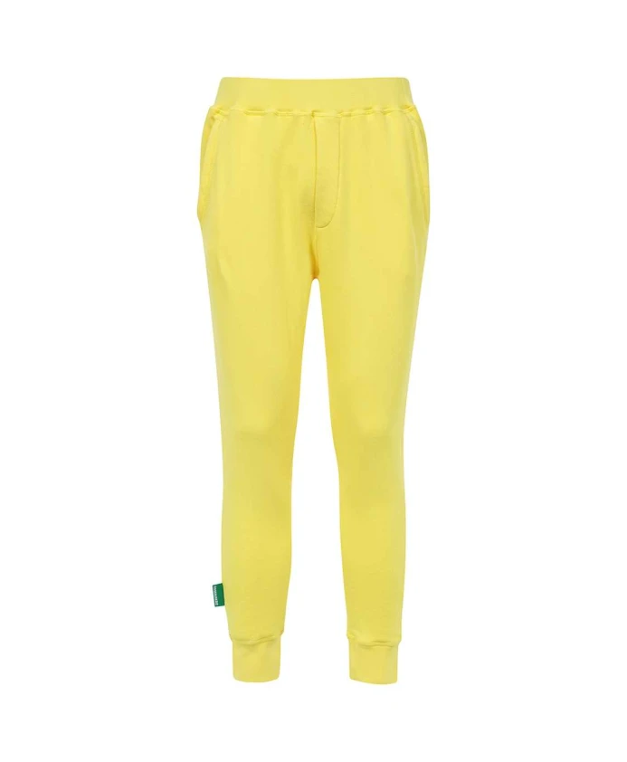 Хлопковые тренировочные брюки с эластичным поясом Dsquared2, желтый
Хлопковые тренировочные брюки с эластичным поясом Dsquared2, желтый