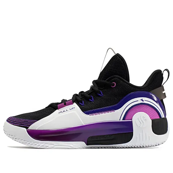 Кроссовки ag pull up aaron gordon 'black white purple' 361 Degrees, черный 
Кроссовки ag pull up aaron gordon 'black white purple' 361 Degrees, черный