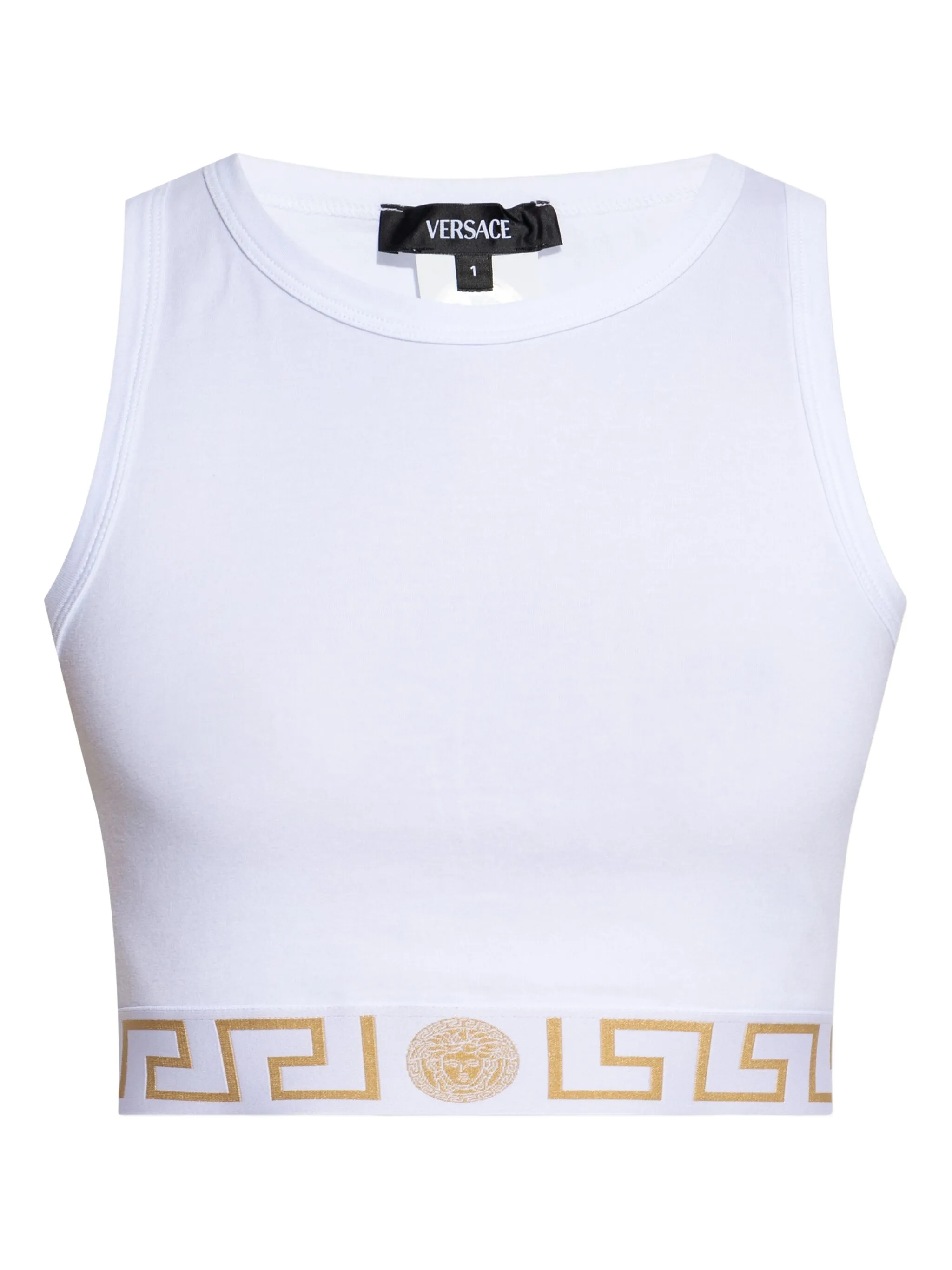 Топ с узором Greca Versace, белый
Топ с узором Greca Versace, белый