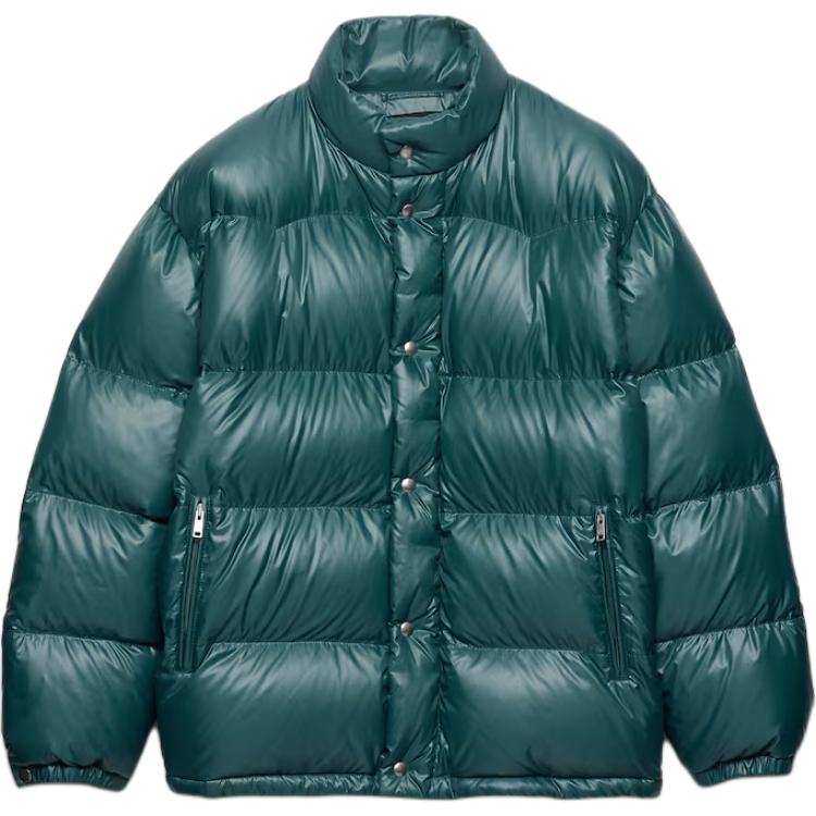 Стеганая куртка с треугольным логотипом Prada, синий
Стеганая куртка с треугольным логотипом Prada, синий