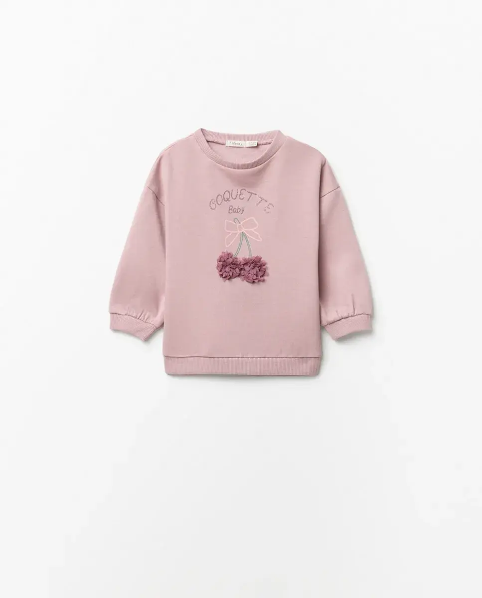 Толстовка с вишнями и салатом Sfera, сиреневый
Толстовка с вишнями и салатом Sfera, сиреневый