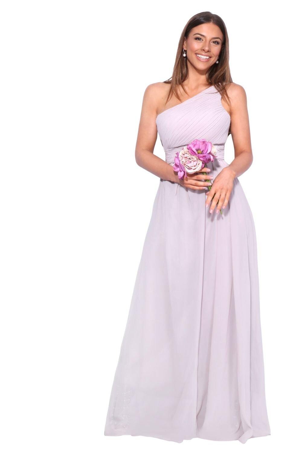 Вечернее платье макси на одно плечо KRISP, нюд
Вечернее платье макси на одно плечо KRISP, нюд