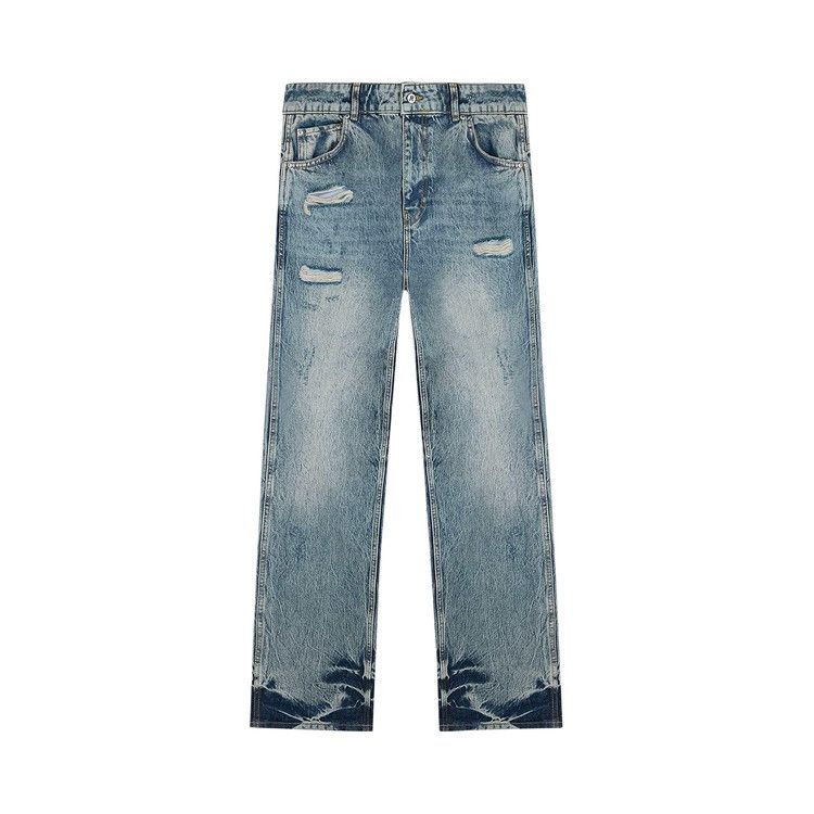 Джинсы Represent Clo R3 Distressed Baggy Jeans, Blue/Cream
Джинсы Represent Clo R3 Distressed Baggy Jeans, Blue/Cream