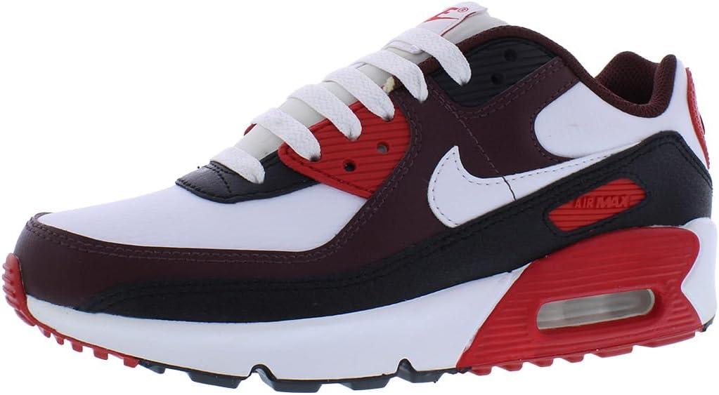 Кроссовки Nike Air Max 90 (Big Kid), белый/черный/бордовый
Кроссовки Nike Air Max 90 (Big Kid), белый/черный/бордовый