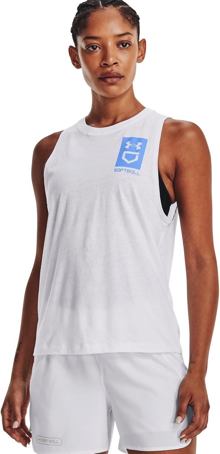 Under Armour женская бейсбольная майка с логотипом - быстро сохнет и удобна, White-Mod Gray
Under Armour женская бейсбольная майка с логотипом - быстро сохнет и удобна, White-Mod Gray