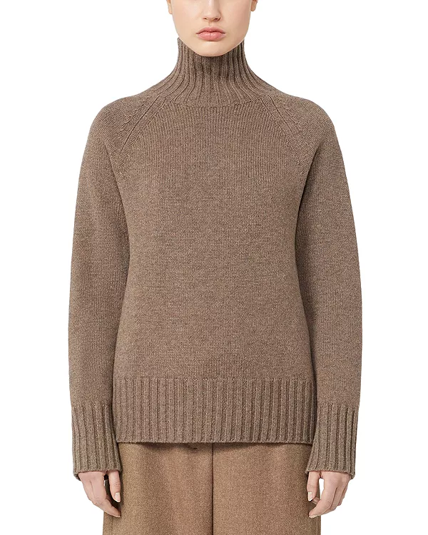 Свитер с высоким воротником Mantova Max Mara, коричневый
Свитер с высоким воротником Mantova Max Mara, коричневый