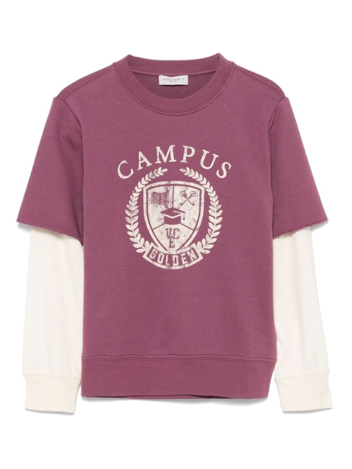 Детская толстовка Golden Goose Kids с двойными рукавами и круглым вырезом, фиолетовый
Детская толстовка Golden Goose Kids с двойными рукавами и круглым вырезом, фиолетовый