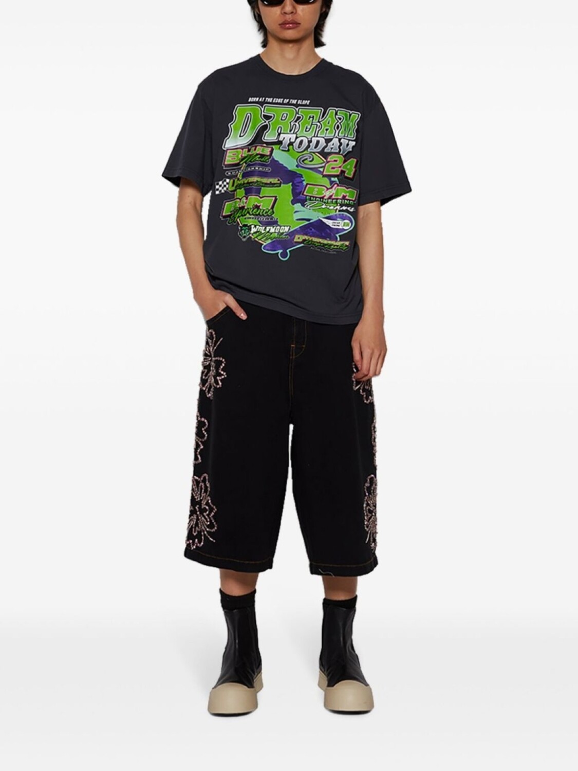 BLUEMARBLE футболка с принтом Moto, черный
BLUEMARBLE футболка с принтом Moto, черный