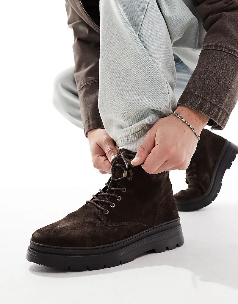 Ботинки на шнуровке из коричневой замши с танкеткой ASOS DESIGN, Коричневый, Ботинки на шнуровке из коричневой замши с танкеткой ASOS DESIGN
Ботинки на шнуровке из коричневой замши с танкеткой ASOS DESIGN, Коричневый, Ботинки на шнуровке из коричневой замши с танкеткой ASOS DESIGN