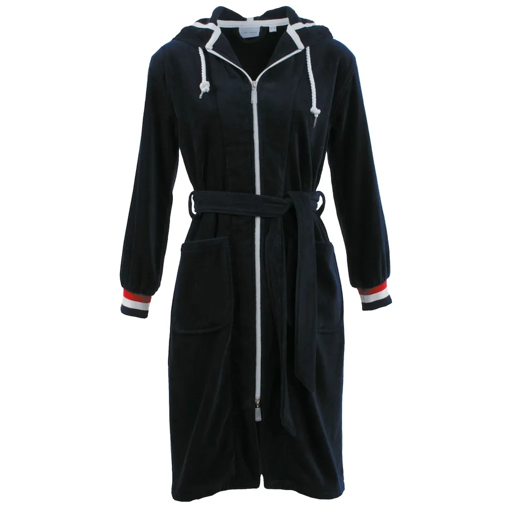 Женский халат 437410, 1 шт., с манжетами триколор Carl Ross, Night blue
Женский халат 437410, 1 шт., с манжетами триколор Carl Ross, Night blue