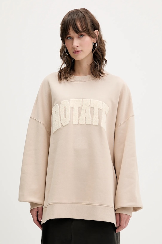 Хлопковая толстовка Rotate, бежевый
Хлопковая толстовка Rotate, бежевый
