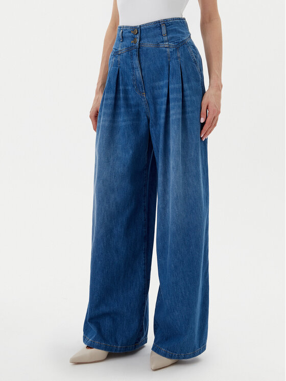 Джинсы с широкими штанинами 251TP2611 Twinset, синий
Джинсы с широкими штанинами 251TP2611 Twinset, синий