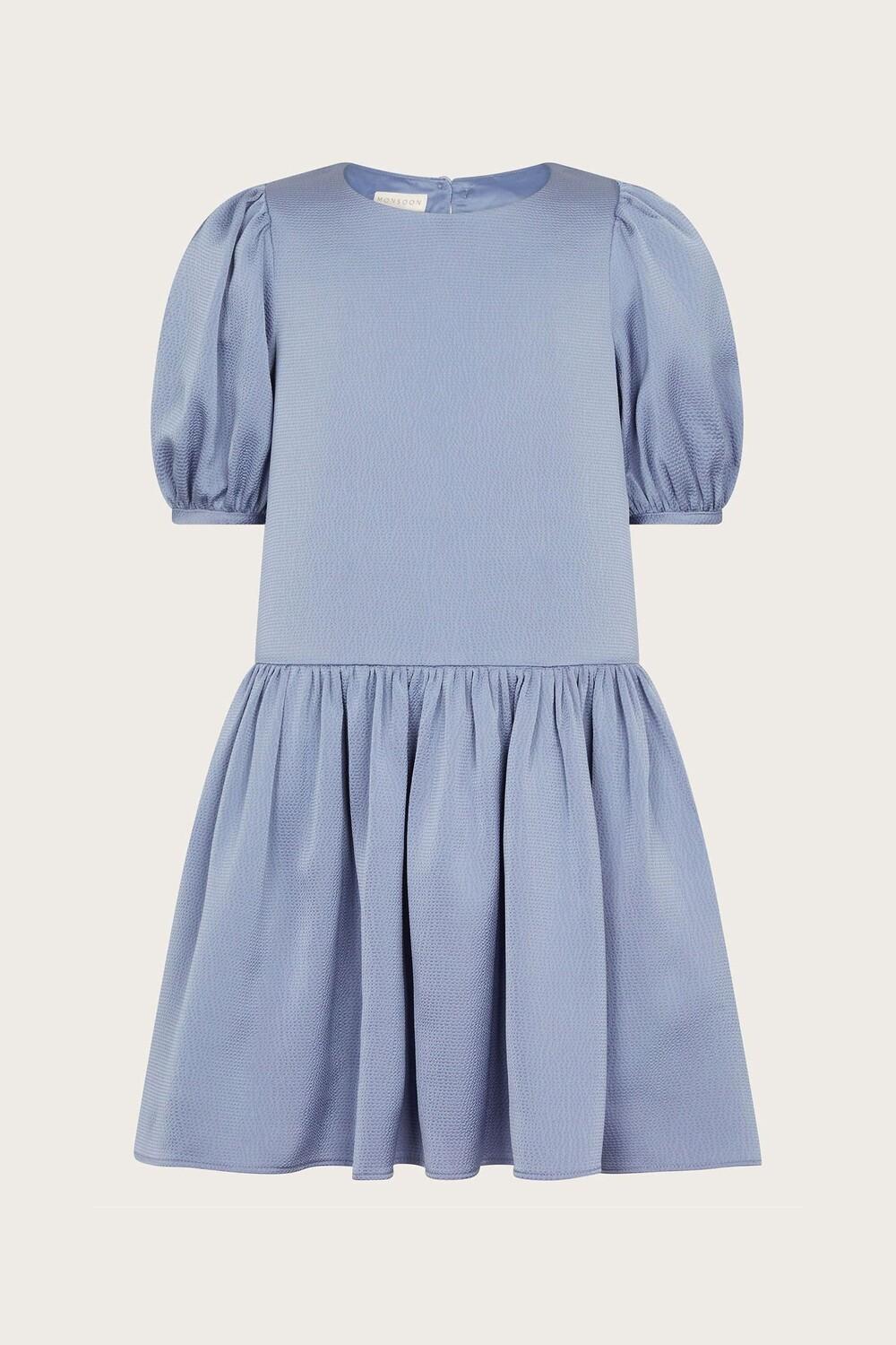 Платье из текстурированного атласа с рукавами фонариками Monsoon, синий
Платье из текстурированного атласа с рукавами фонариками Monsoon, синий