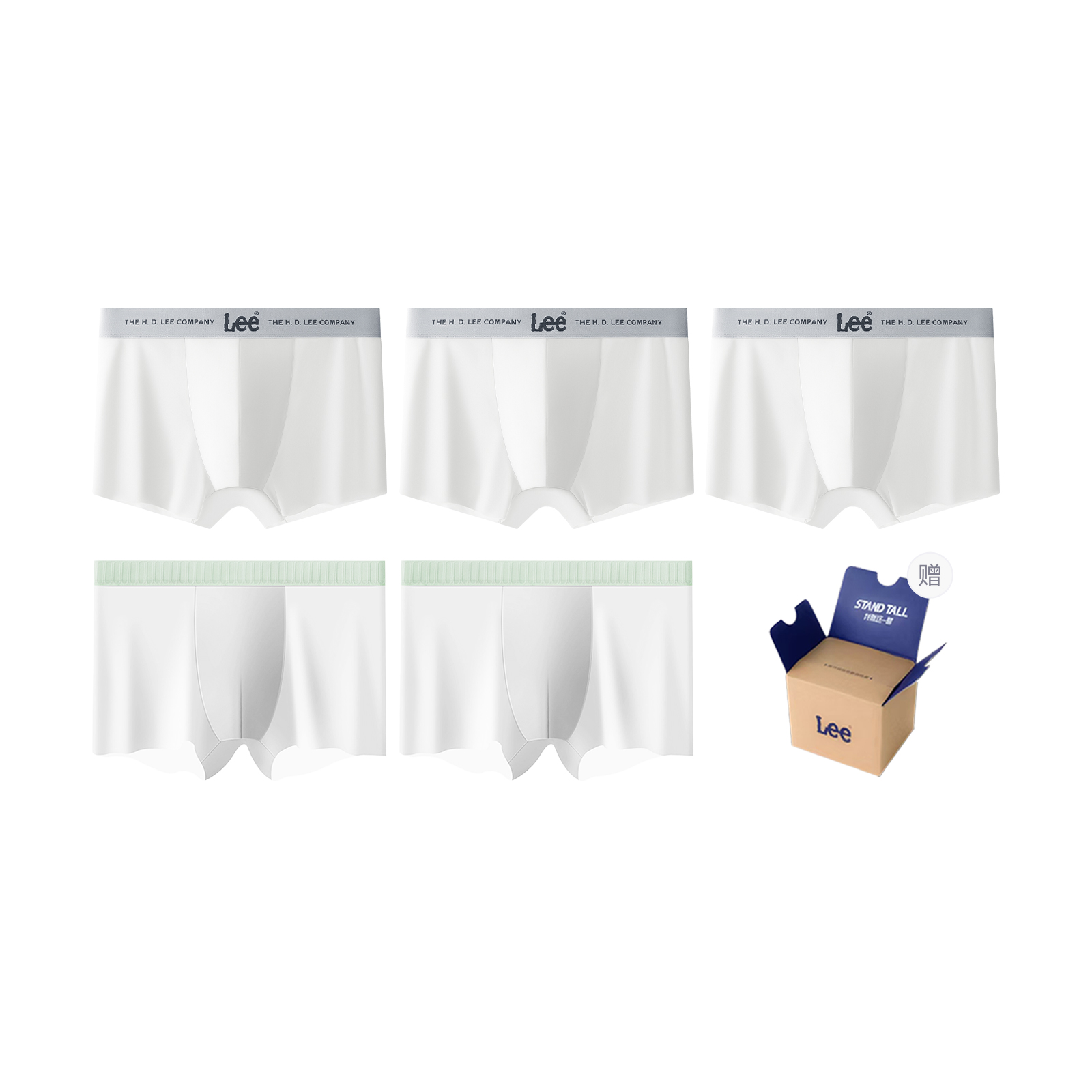 Lee Подарочный набор мужского белья SS23 Ice Series, 5 пар
Lee Подарочный набор мужского белья SS23 Ice Series, 5 пар