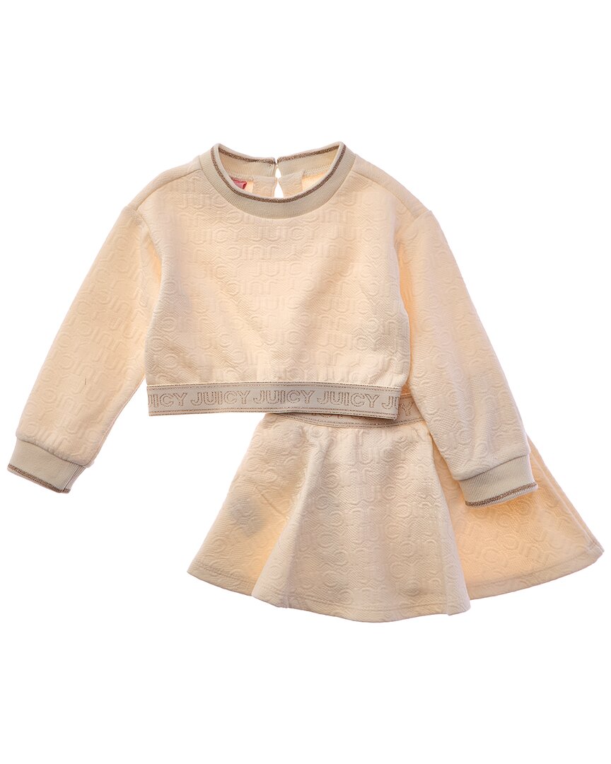 Комплект Juicy Couture из 2 предметов: топ и юбка, белый
Комплект Juicy Couture из 2 предметов: топ и юбка, белый