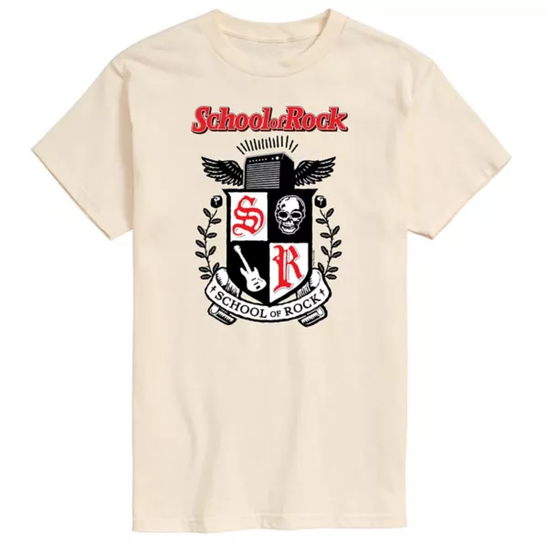 Мужская футболка с принтом School of Rock Licensed Character, бежевый 
Мужская футболка с принтом School of Rock Licensed Character, бежевый