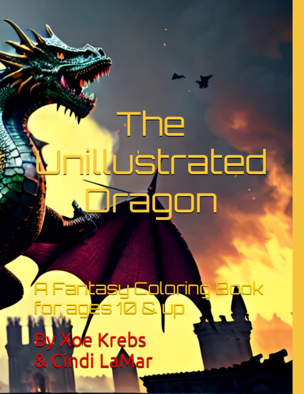 The Unillustrated Dragon: A Fantasy Coloring Book for ages 10 & up
The Unillustrated Dragon: A Fantasy Coloring Book for ages 10 & up