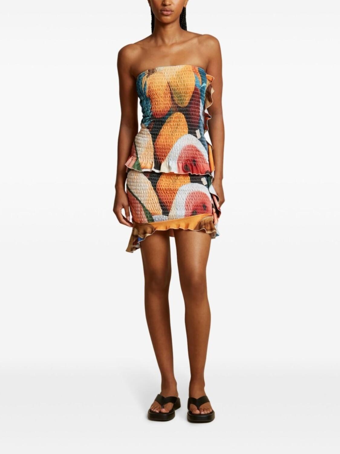 Donde Esteban Salpicon Топ со сборками, оранжевый
Donde Esteban Salpicon Топ со сборками, оранжевый