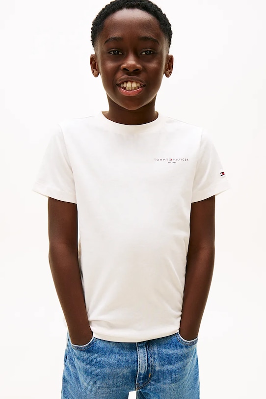 Детская хлопковая футболка Tommy Hilfiger, белый
Детская хлопковая футболка Tommy Hilfiger, белый