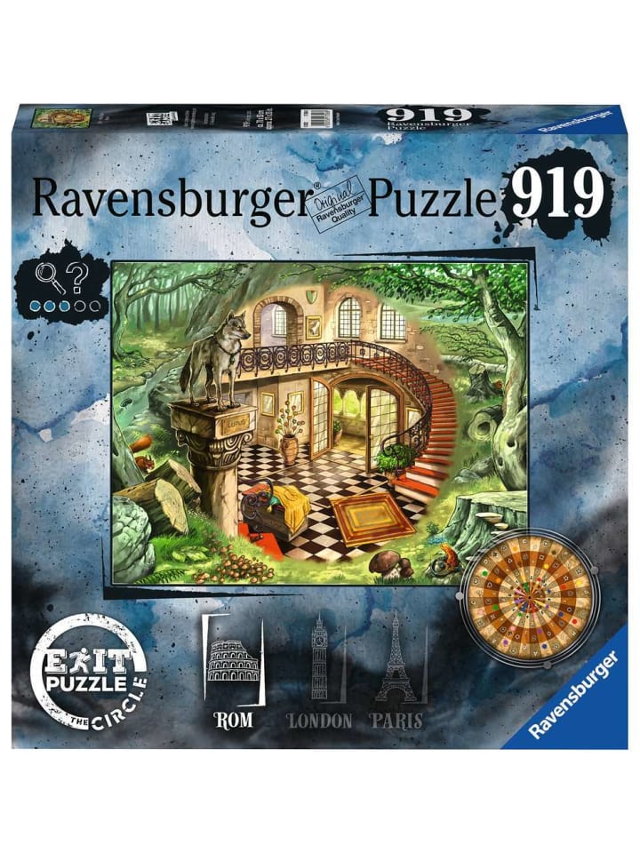 Пазл Ravensburger, 919 деталей, EXIT - Круг в Риме, в красочном исполнении
Пазл Ravensburger, 919 деталей, EXIT - Круг в Риме, в красочном исполнении