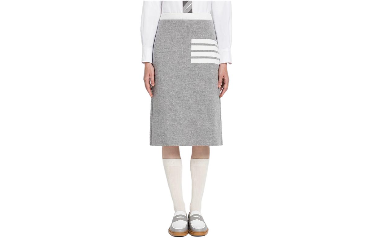 Повседневная длинная юбка женская THOM BROWNE, светло-серый
Повседневная длинная юбка женская THOM BROWNE, светло-серый