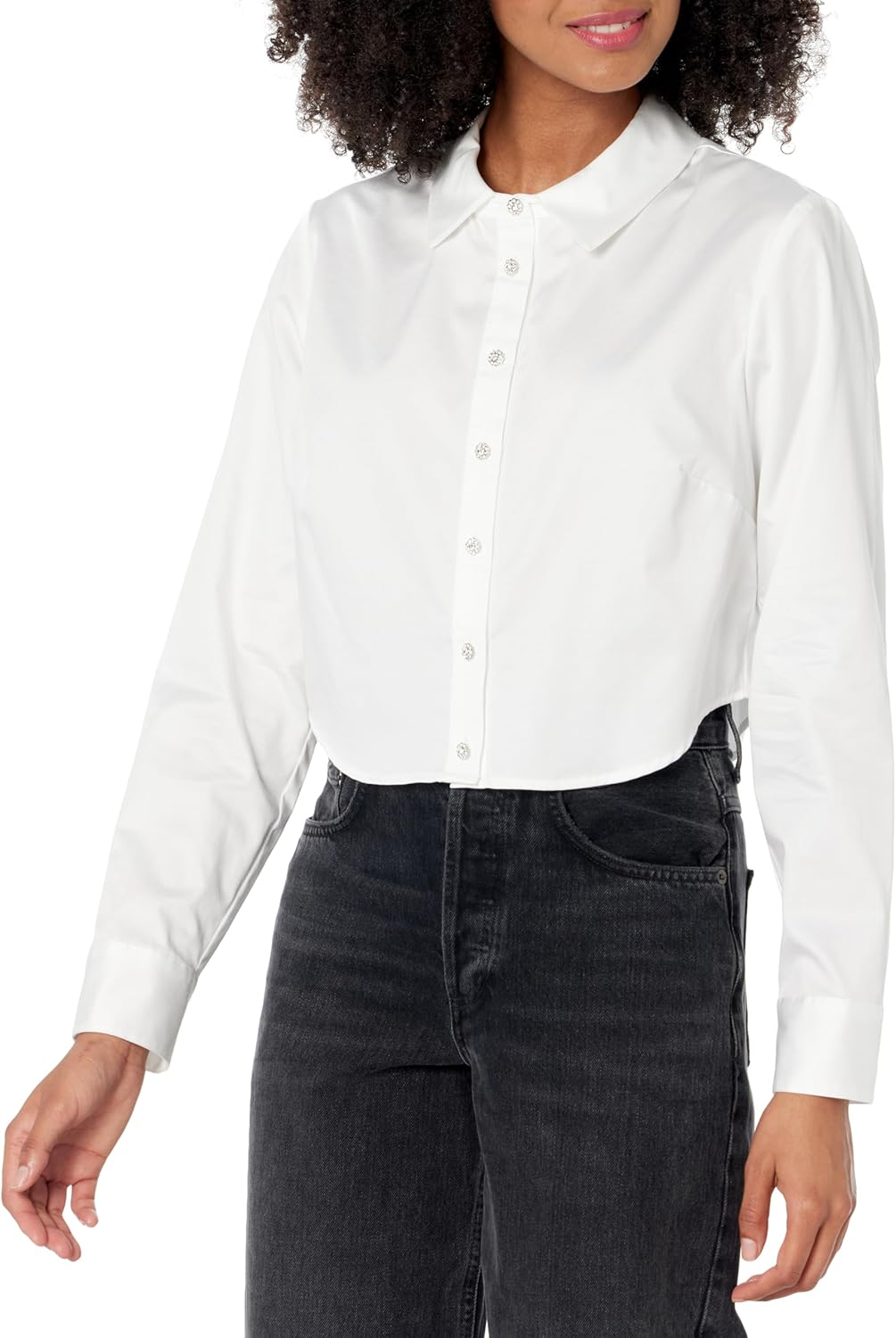 GUESS Женская длинная рубашка Sami Cropped Button Up, Pure White
GUESS Женская длинная рубашка Sami Cropped Button Up, Pure White