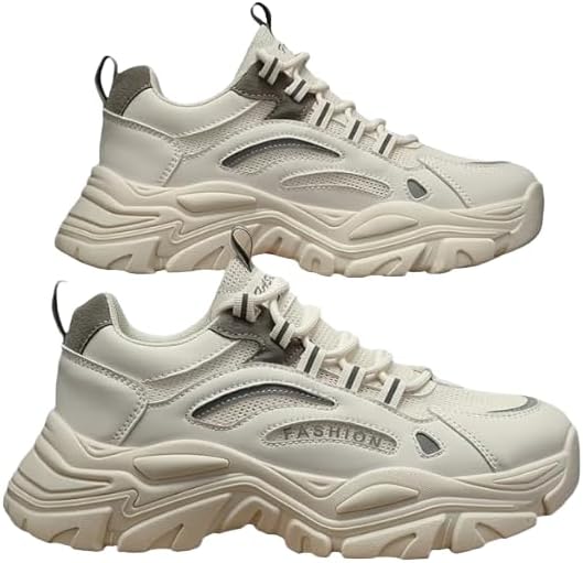 Винтажные мужские кроссовки с толстой подошвой и шнуровкой - удобные и нескользящие для активного отдыха на улице Hhhchpm, хаки
Винтажные мужские кроссовки с толстой подошвой и шнуровкой - удобные и нескользящие для активного отдыха на улице Hhhchpm, хаки