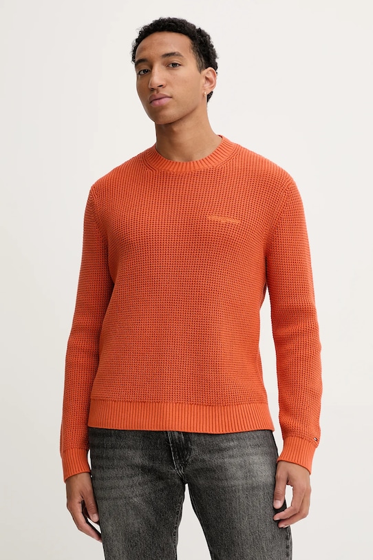 Хлопковый свитер Tommy Jeans, оранжевый
Хлопковый свитер Tommy Jeans, оранжевый
