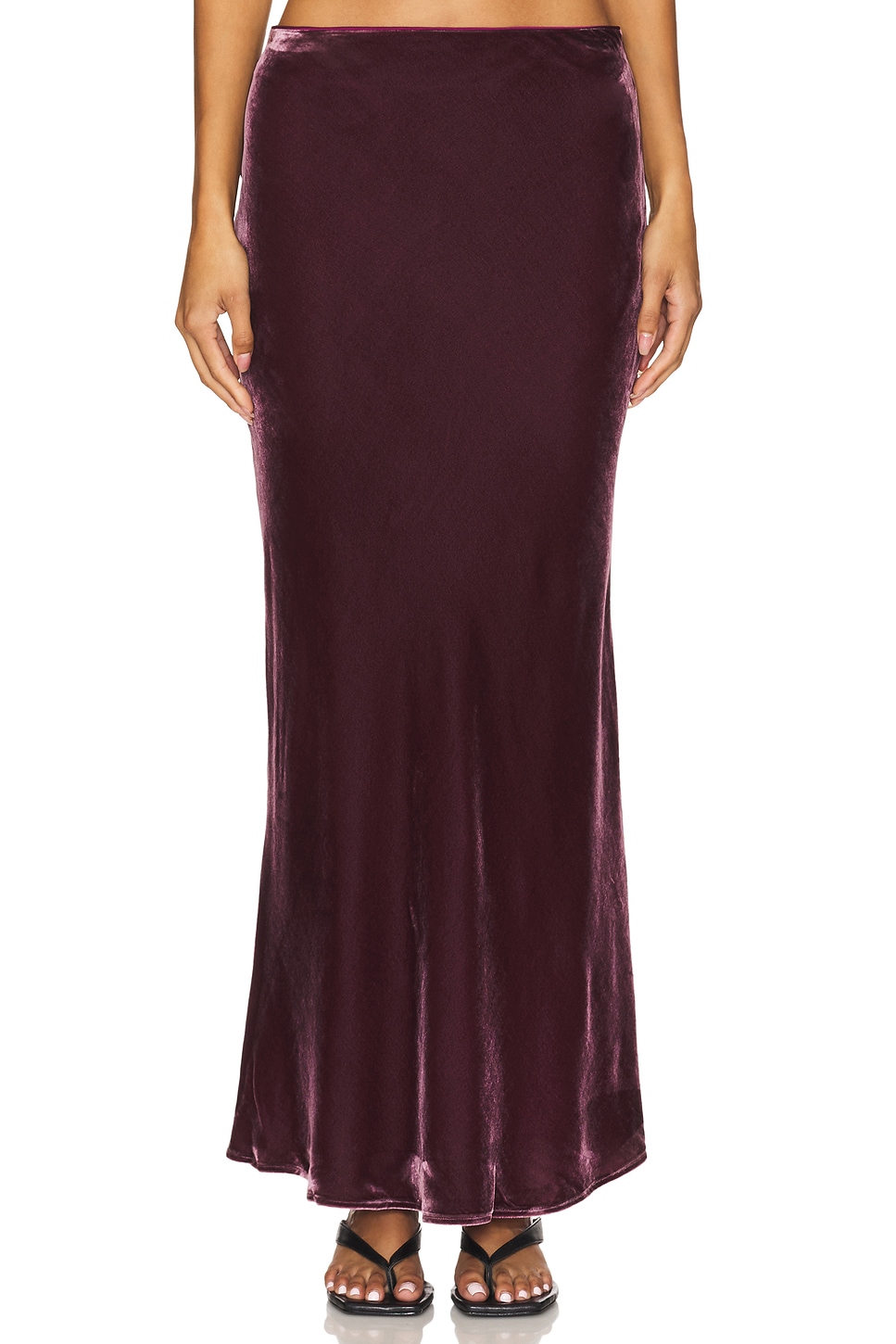 Юбка из бархатного шелка с косой вязкой Susana Monaco, цвет malbec
Юбка из бархатного шелка с косой вязкой Susana Monaco, цвет malbec