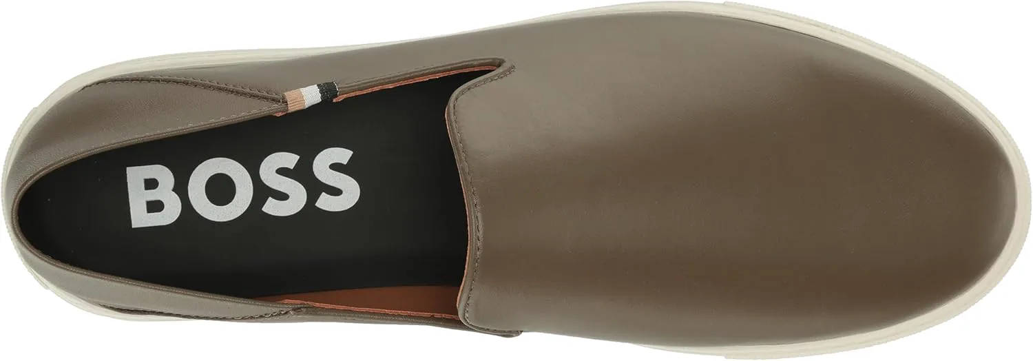 Мужские слипоны BOSS Rey из кожи, зеленый
Мужские слипоны BOSS Rey из кожи, зеленый