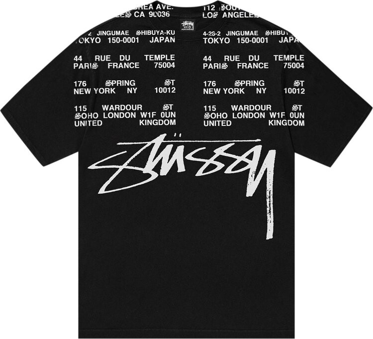 Футболка Stussy Locations Pigment Dyed 'Black', черный
Футболка Stussy Locations Pigment Dyed 'Black', черный