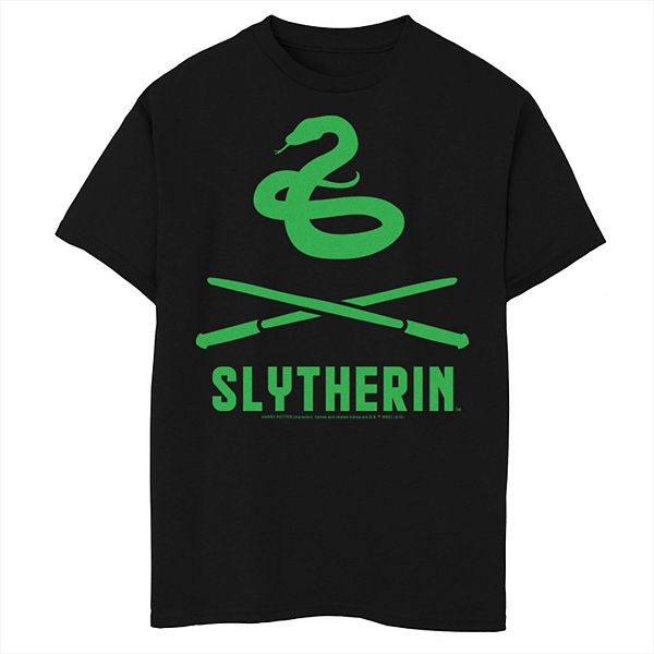 Футболка с принтом Slytherin и скрещенными волшебными палочками для мальчиков Licensed Character
Футболка с принтом Slytherin и скрещенными волшебными палочками для мальчиков Licensed Character